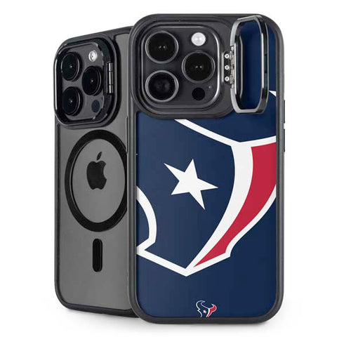 NFL Houston Texans Large Logo iPhone 15 Pro Kickstand Case
